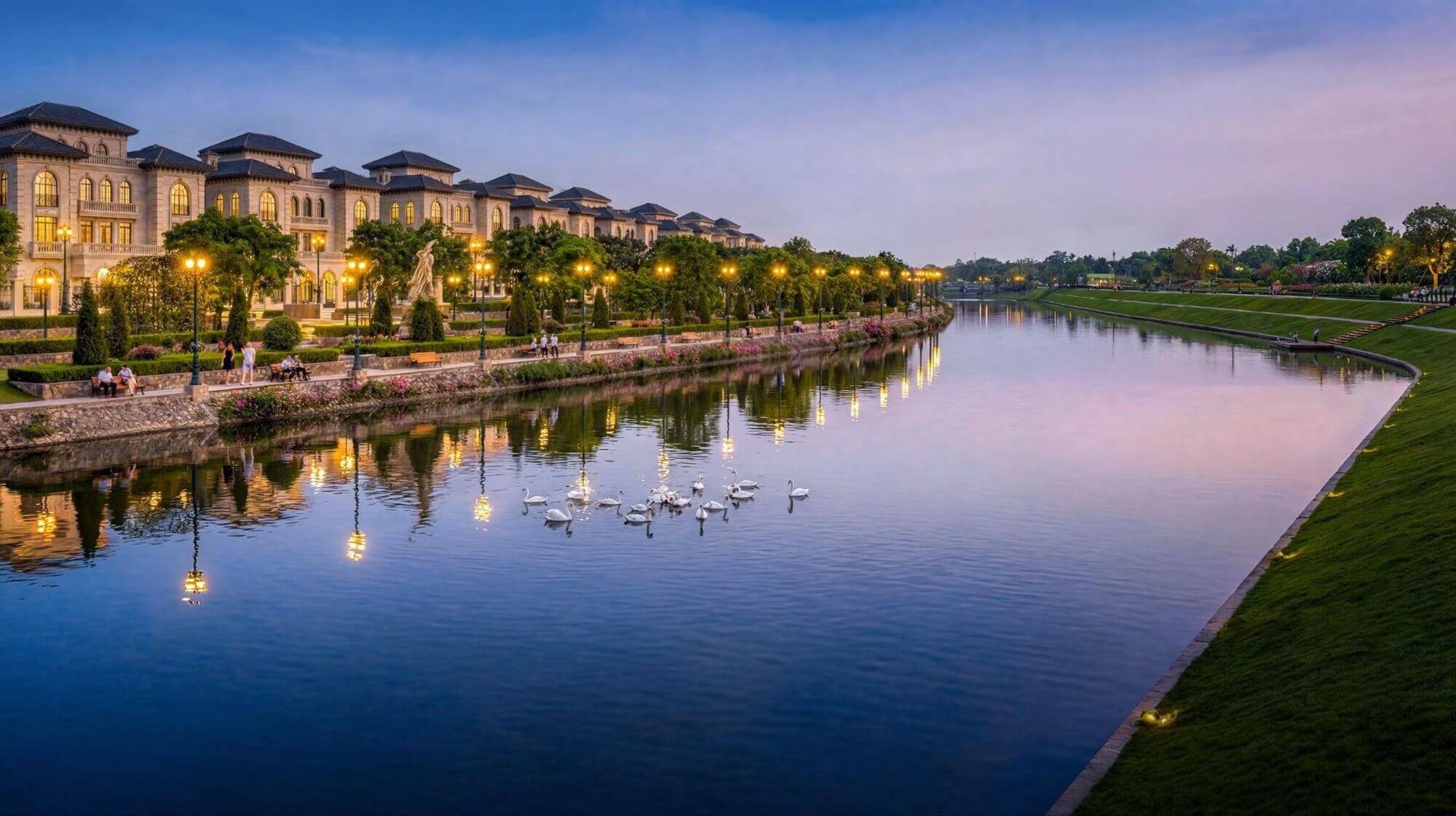 tiện ích dự án forestia lake mê linh